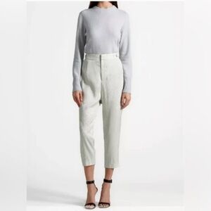 Equipment Femme Snakeskin Print Cropped Pants Size 4